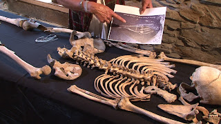 Le squelette présumé d'Ursula Kemp