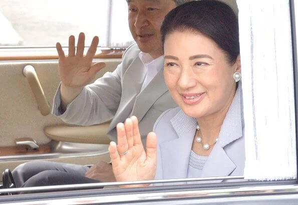 Emperor Naruhito and Empress Masako visited popular resort Kokumin-shukusha Unomisaki in Hitachi