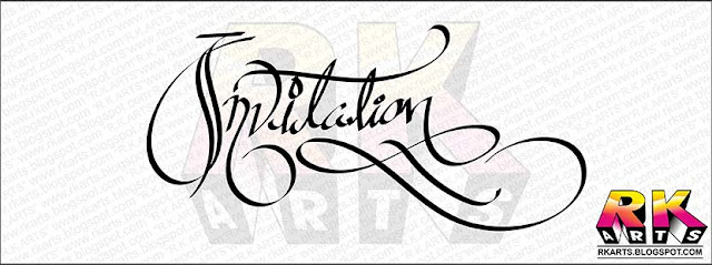 Invitation Calligraphy