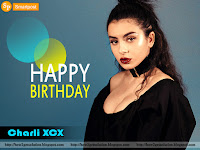 charli xcx boobs exposing tricks in black outfit for birthday anniversary