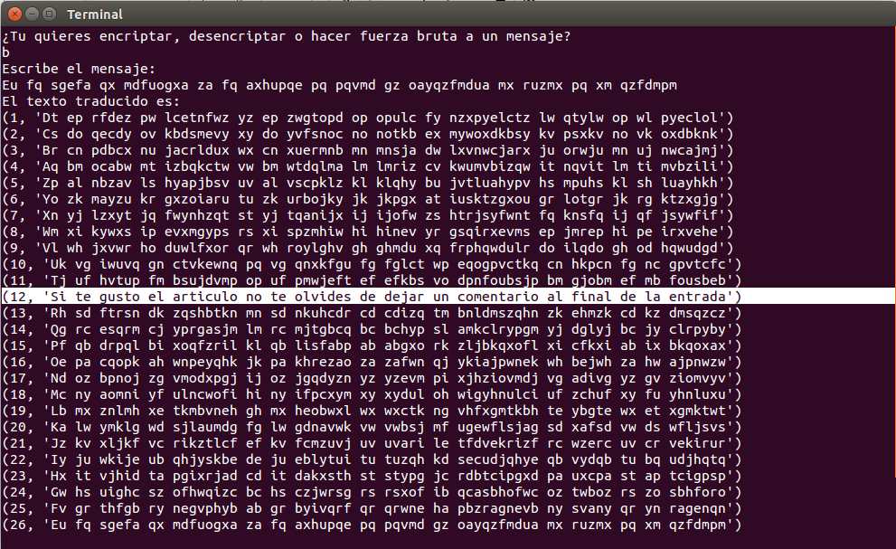 Cifrado cesar en python caesar cipher mi diario python