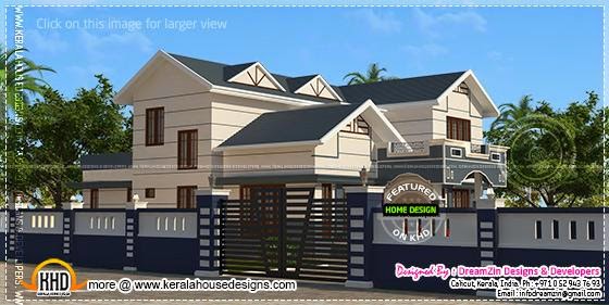 House elevation rendering