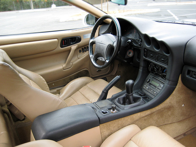 Mitsubishi 3000GT, GTO, japoński, sportowy samochód, grand tourer, twin turbo, wnętrze