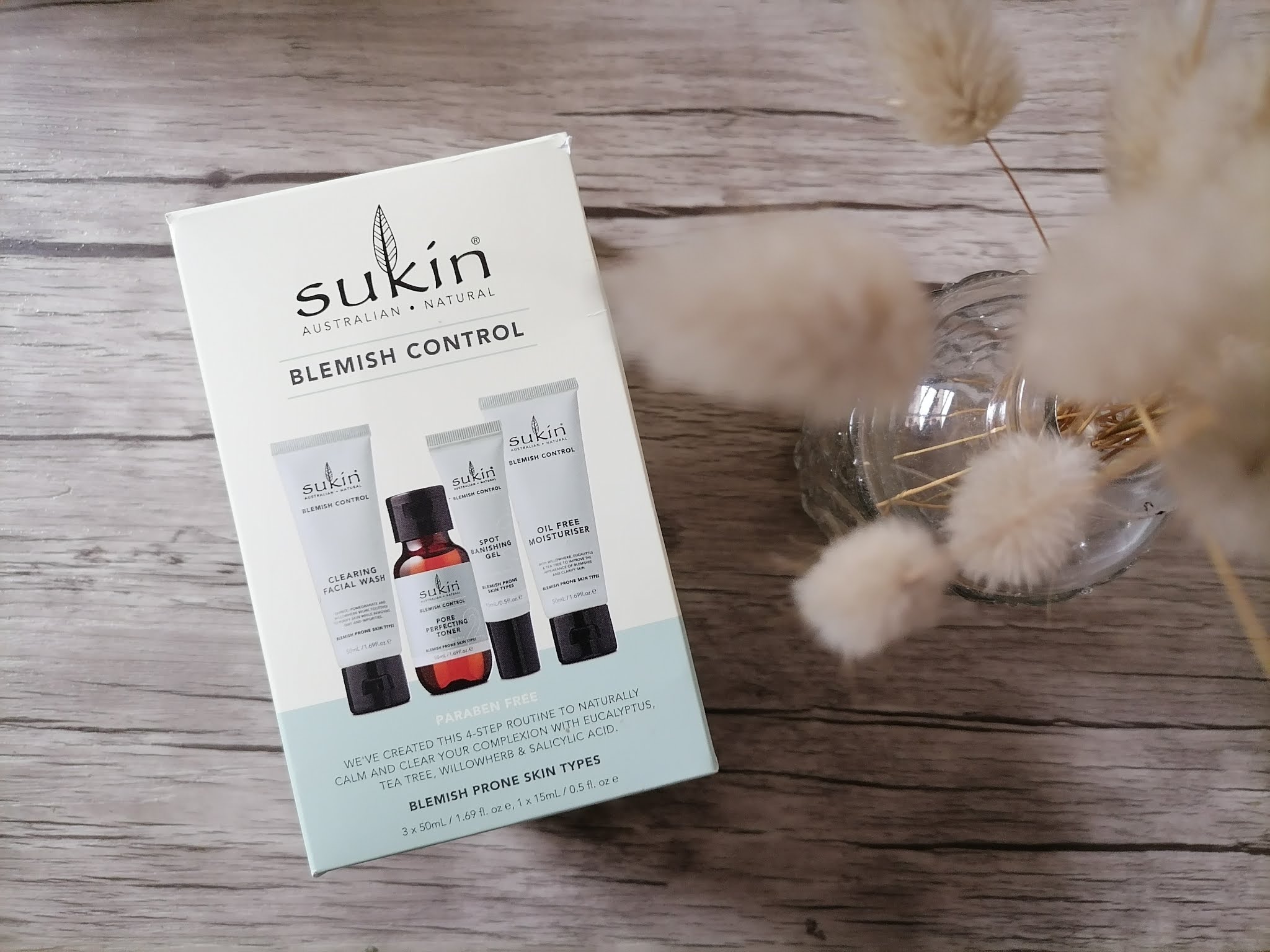 TheFabulosityDiary Review Sukin Blemish Control Starter Kit