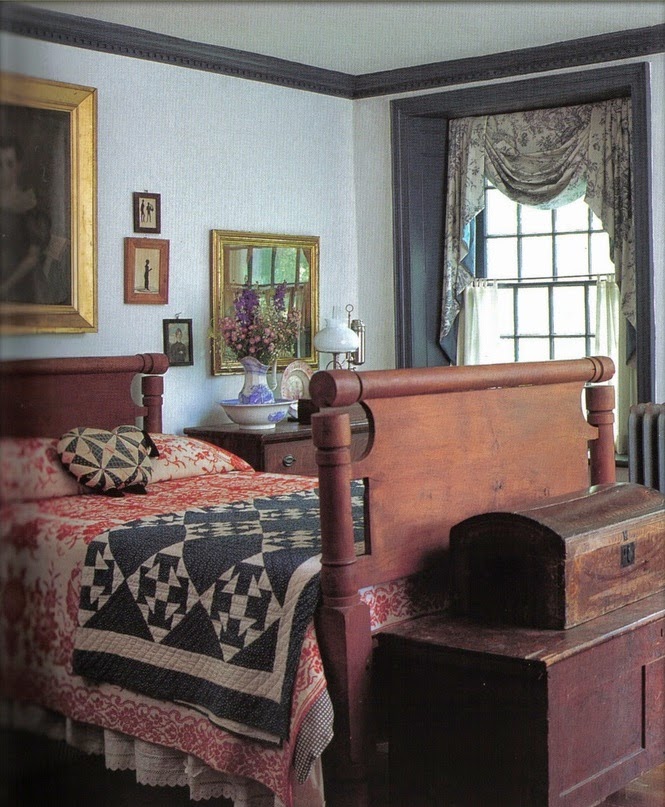 Eye For Design Decorating  Colonial Primitive  Bedrooms