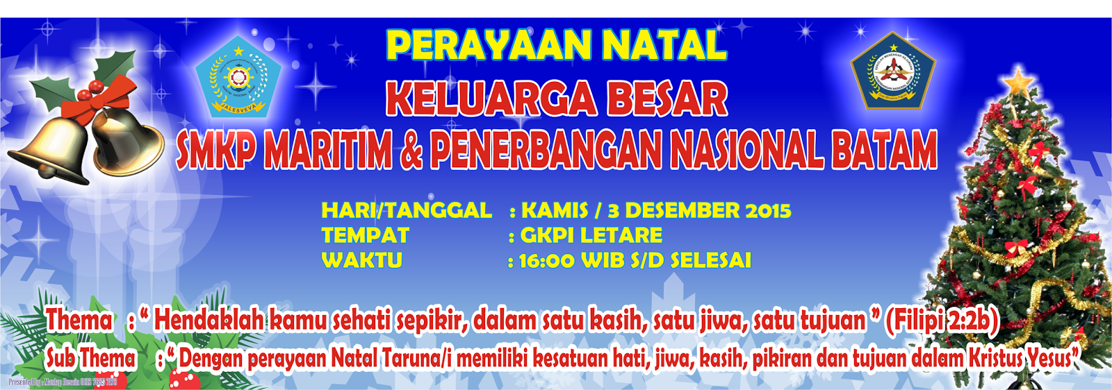 Contoh Spanduk Natal Brosur dan Spanduk Contoh Spanduk Natal Brosur dan Spanduk