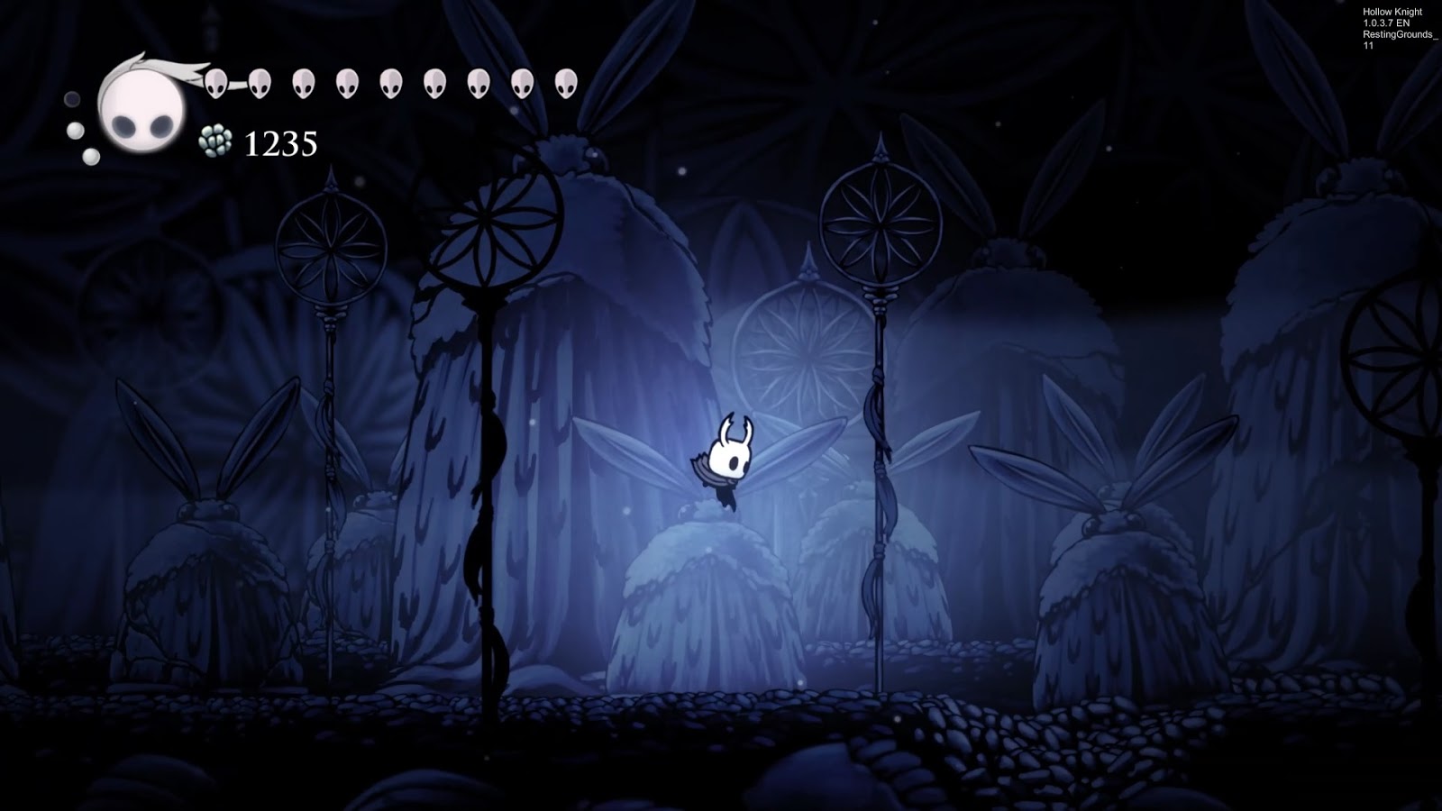 Земли упокоения hollow knight карта
