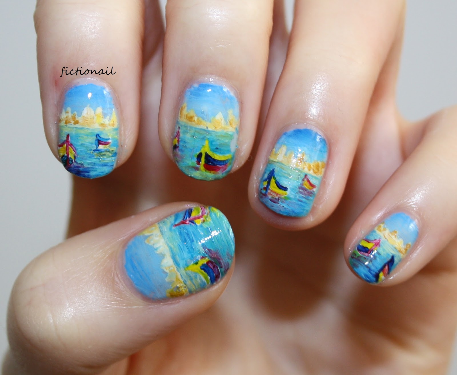 Malta Landscape Nail Art