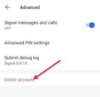 Signal App Account Delete Kaise Kare