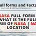 NASA Full Form | What is the Full Form of NASA | NASA Location