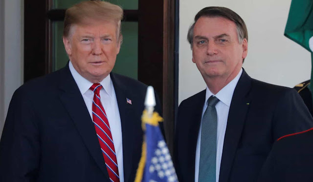 Trump apoia entrada do Brasil na OCDE e discute ação militar na Venezuela