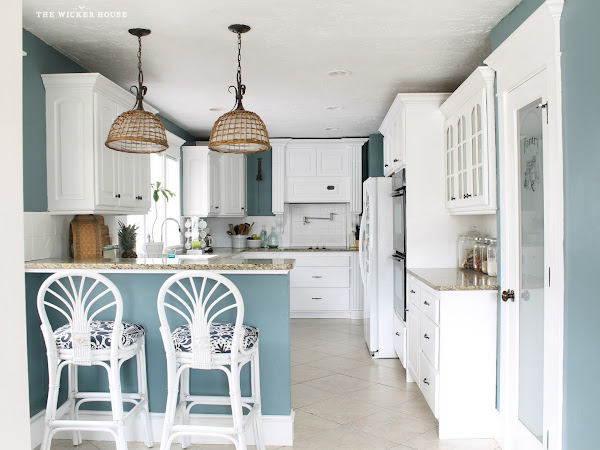 My Fresh New Blue Kitchen Reveal