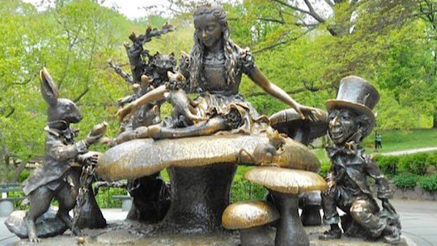 Alice in Wonderland in Central Park, New York