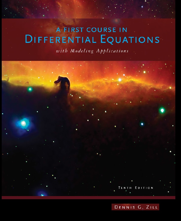 A First Course in Differential Equations with Modeling Applications, 10th Edition