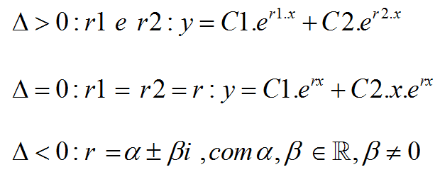 resolvendo equação diferencial caracteristica exemplo