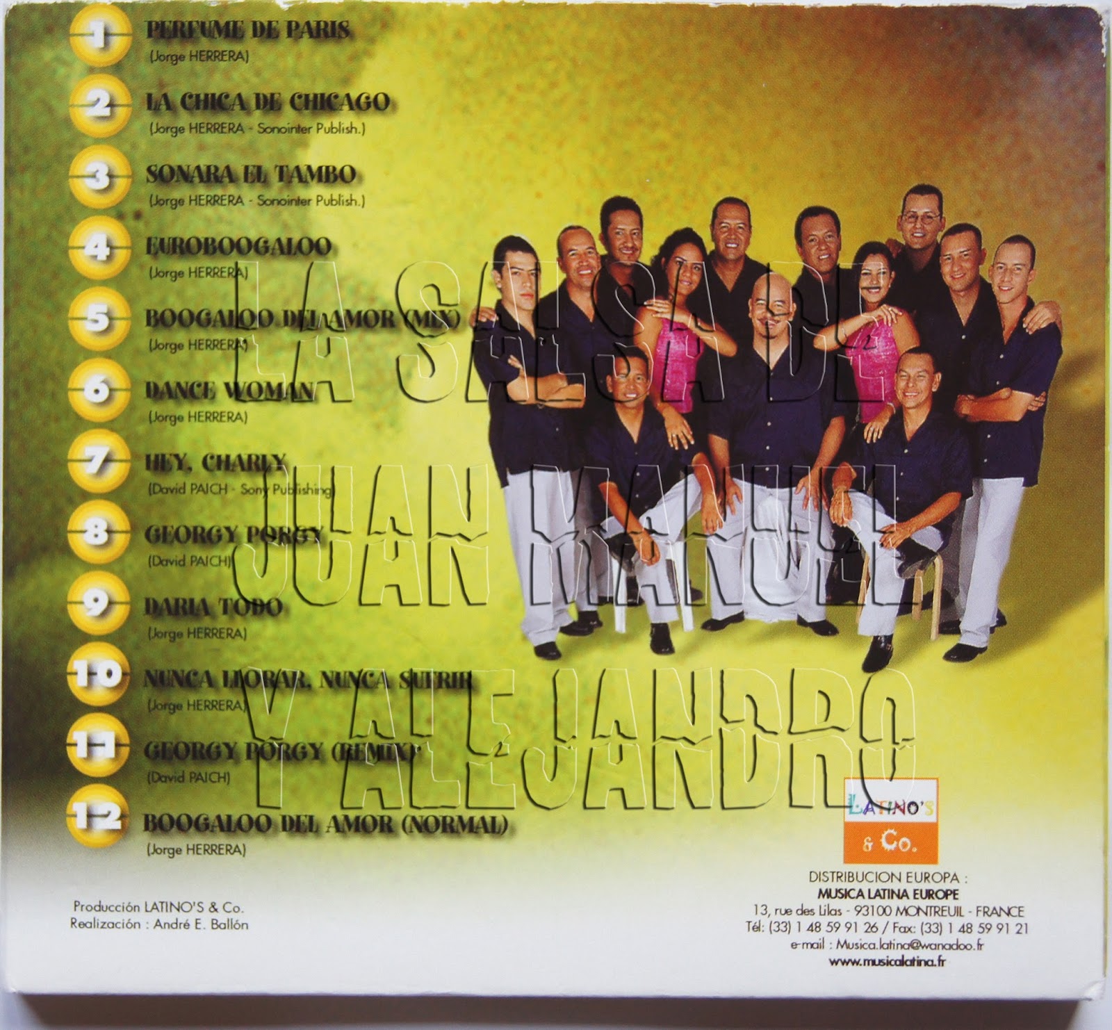 LA SALSA DE JUAN MANUEL Y ALEJANDRO ® LA MISMA GENTE AÑO 2001 . CON