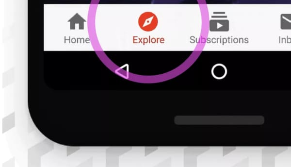 YouTube launches a new tab in its app instead of popular content