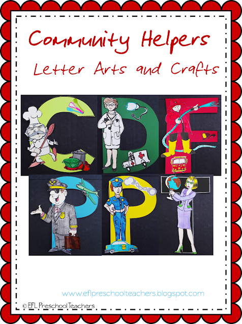 community helpers letter arts and crafts