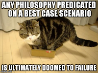 Any philosophy... Any philosophy... meme by Wendy Cockcroft for On t'Internet