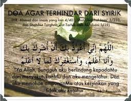 :: DOA AGAR TERHINDAR DARI SYIRIK | OASE PENYEJUK HATI