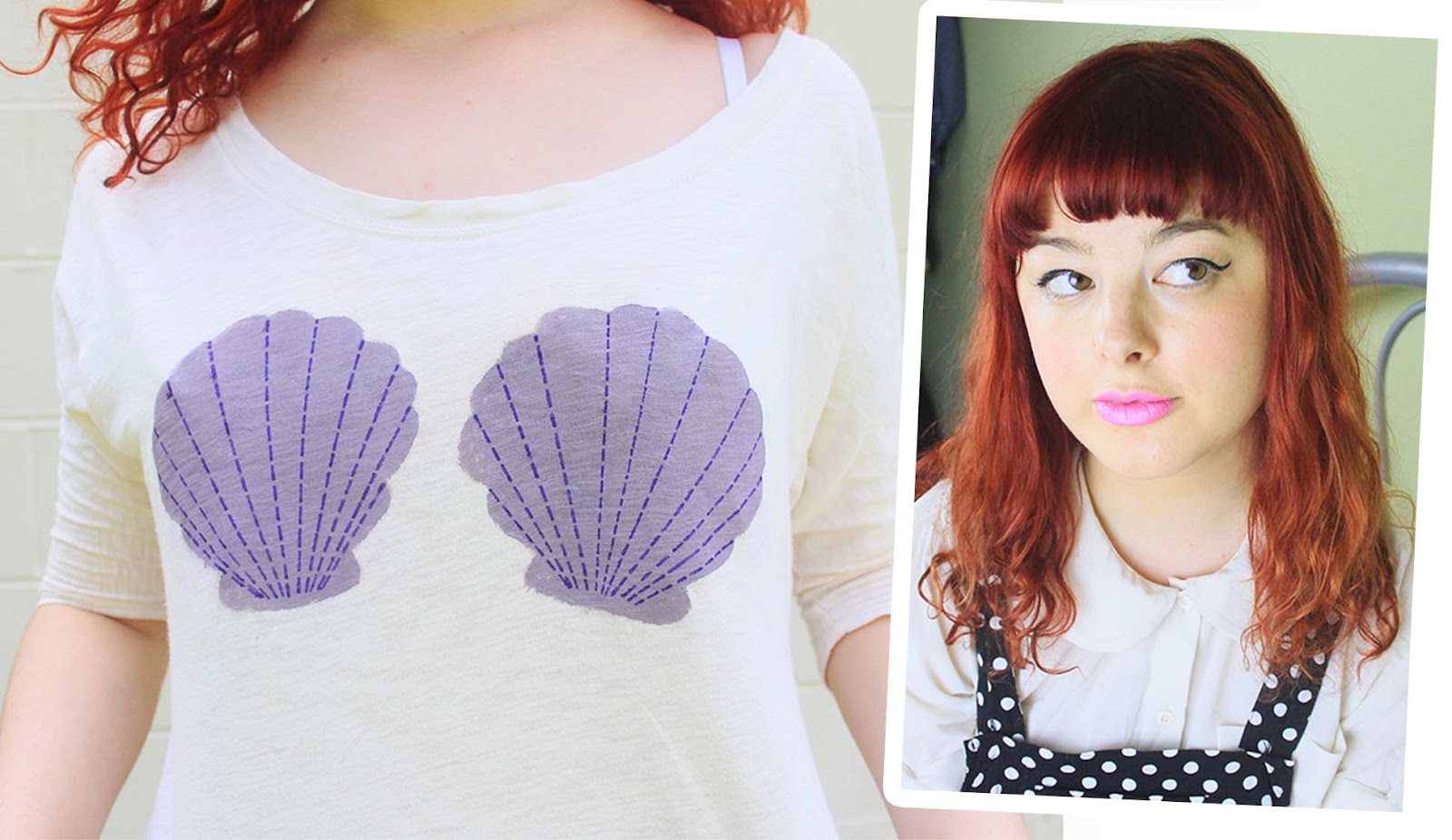 The Pineneedle Collective: DIY Seashell Bra Mermaid Top | Make Thrift