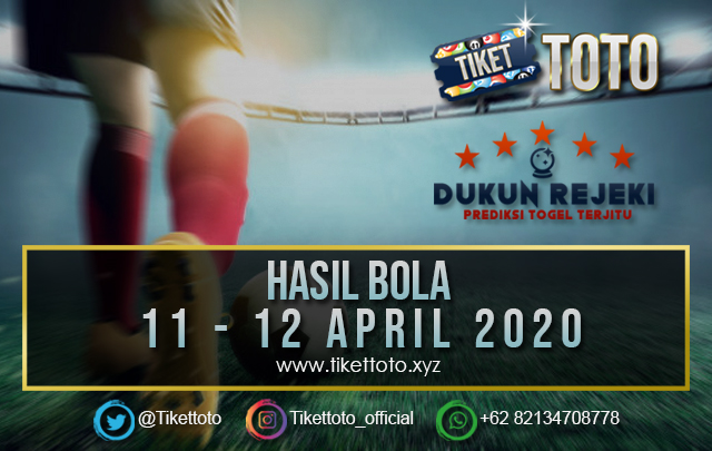 HASIL PERTANDINGAN BOLA 11 – 12 APRIL 2020
