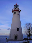 I like my shot of the lighthouse at Christmastime. (marblehead lighthouse)