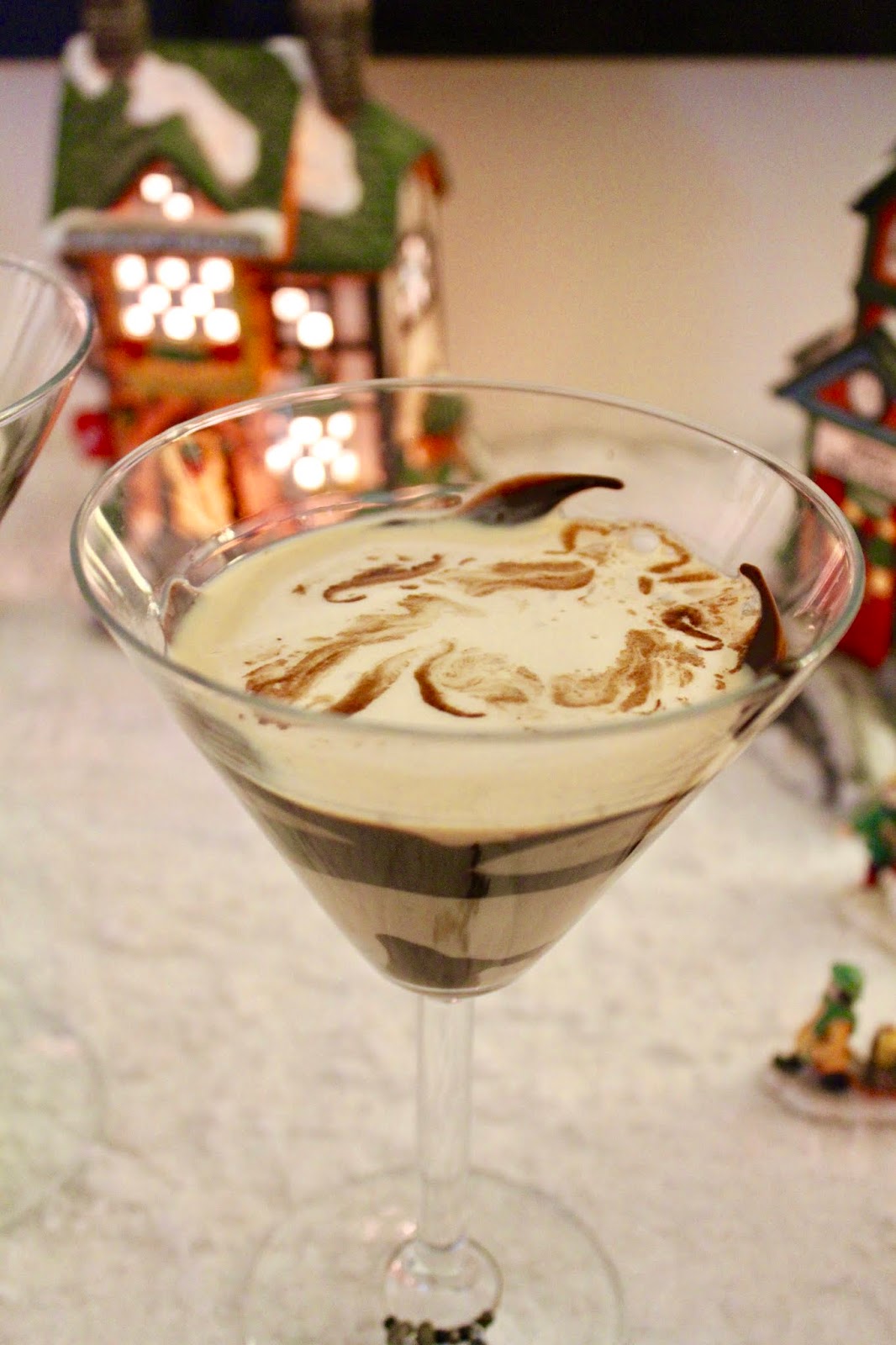 A Taste of Alaska Chocolate Cream Pie Martini Drink of the Week