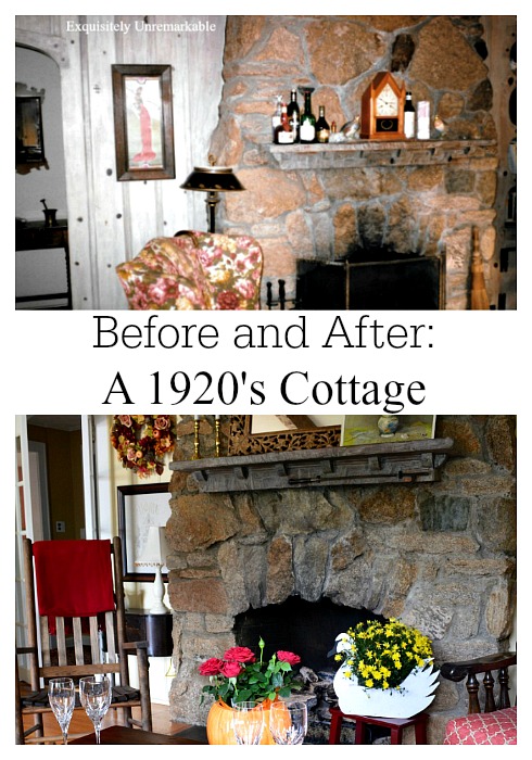 Before and After 1920s Cottage