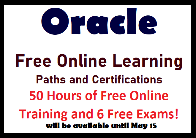 Oracle  Free Online Learning  Paths and Certifications