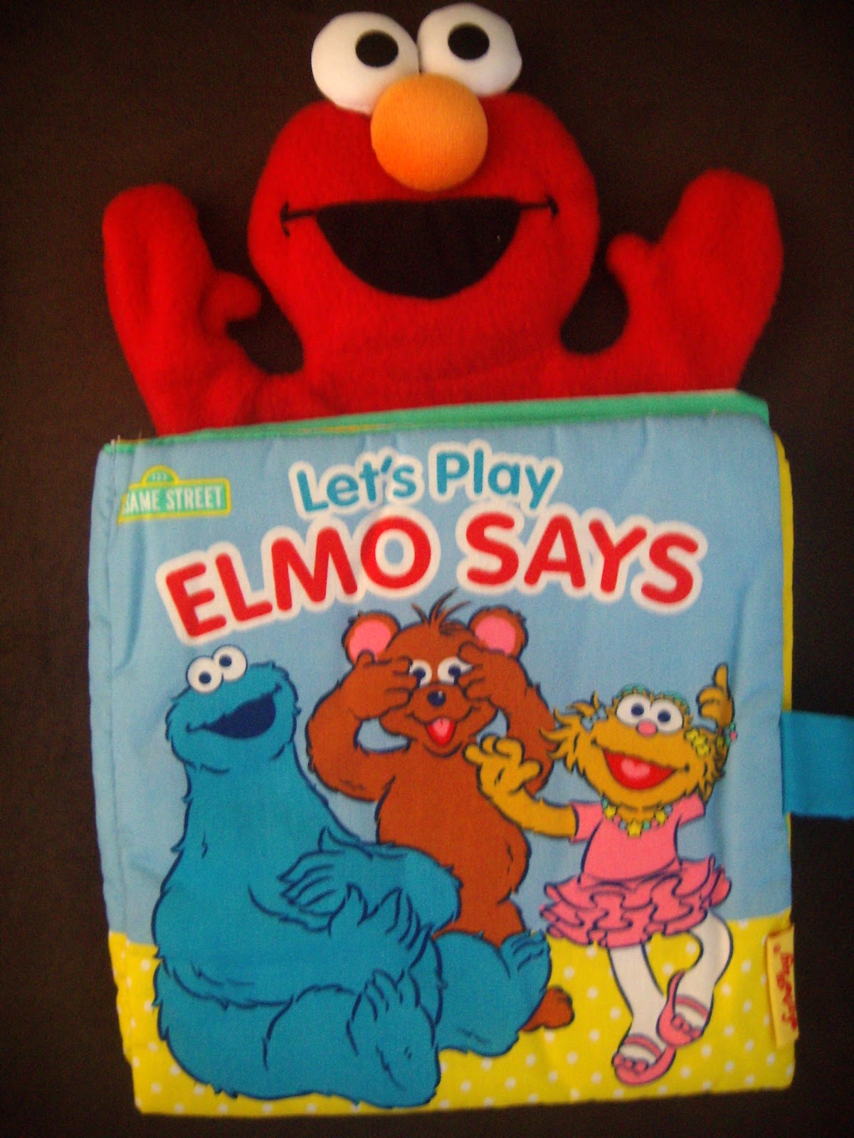 CHILDREN BOOKS FOR YOU Let's Play Elmo Says Hand Puppet Book