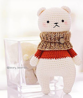 PATRON GRATIS OSO POLAR AMIGURUMI 46403