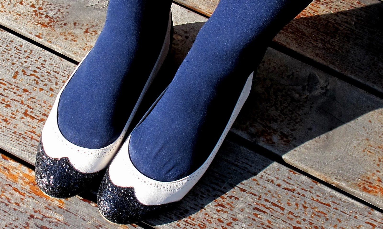 GLITTER OXFORD BALLET FLATS FROM J. CREW