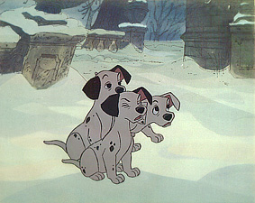 Puppies 101 Dalmations 1961 animatedfilmreviews.blogspot.com