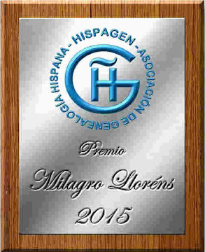 Premio Milagro Lloréns. Hispagen 2015