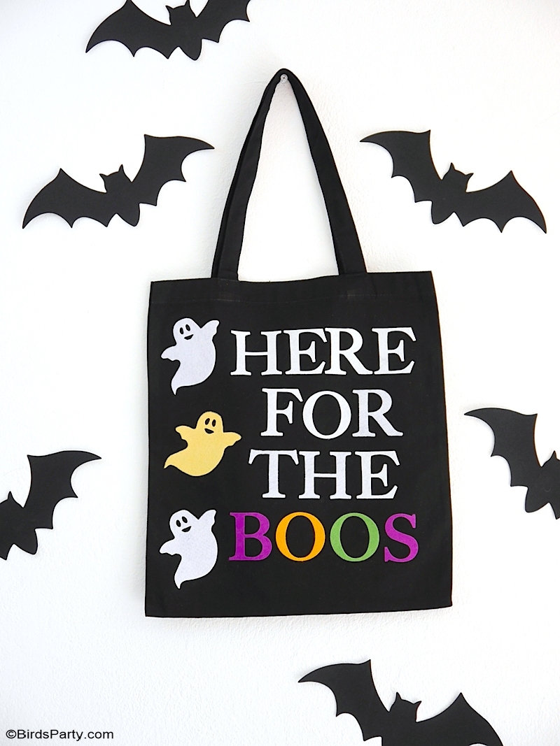 DIY No-Sew Halloween Trick or Treat Tote Bags - Party Ideas | Party ...