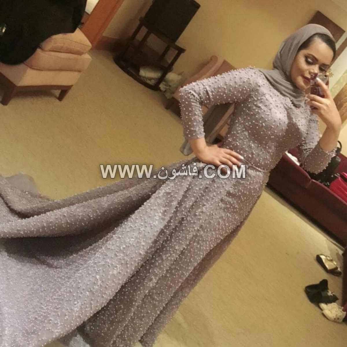 فساتين سهرة للمحجبات من موضة 2019 Evening Dresses for Women of Fashion