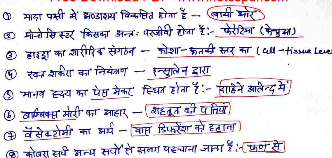 Biology In Hindi Pdf