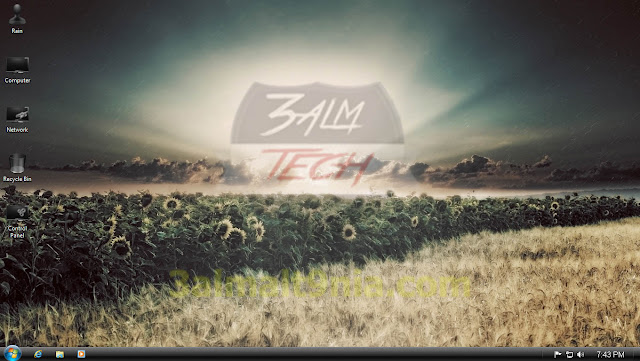 Windows 7 Dark 2015 X64bit - عالم التقنيه Windows 7 Dark 2015 X64bit - عالم التقنيه