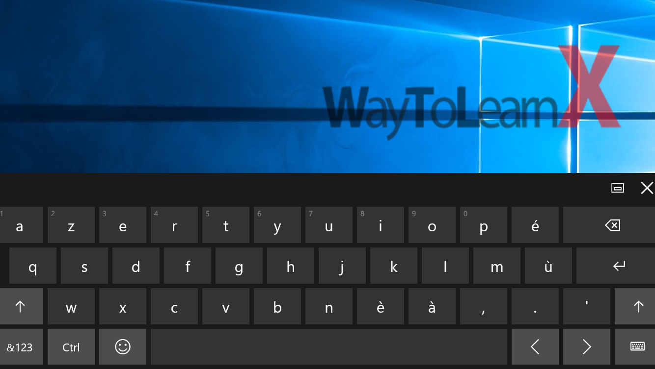 kapok Ontwapening bruid Comment afficher le clavier virtuel sous Windows ? - WayToLearnX