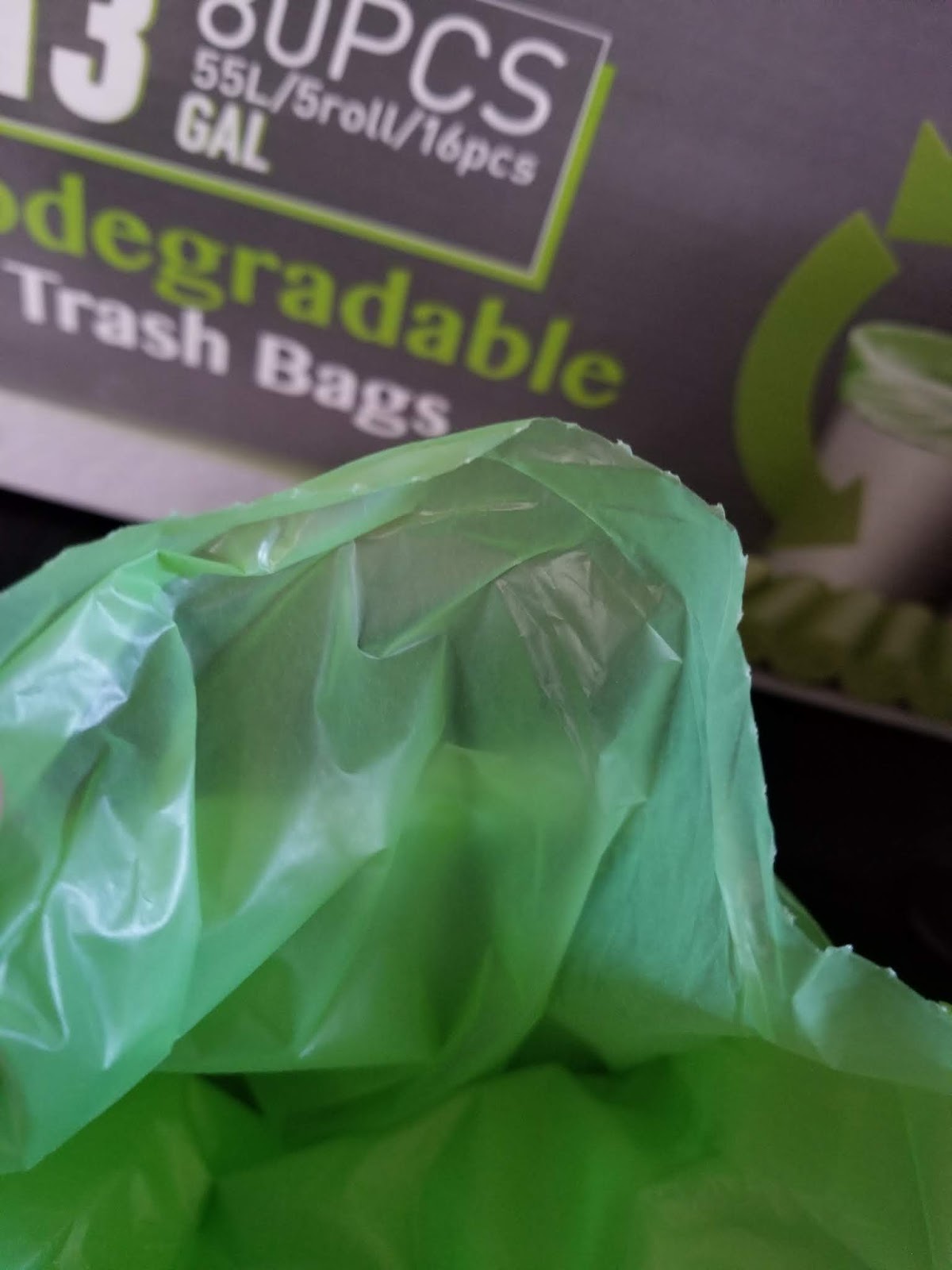 Temporary Waffle EcoFriendly Forid Biodegradable Trash Bags