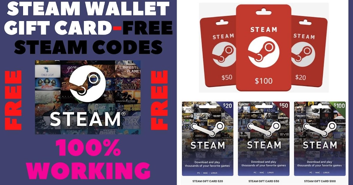 Valve Steam Wallet Card $100 | Natural Resource Department