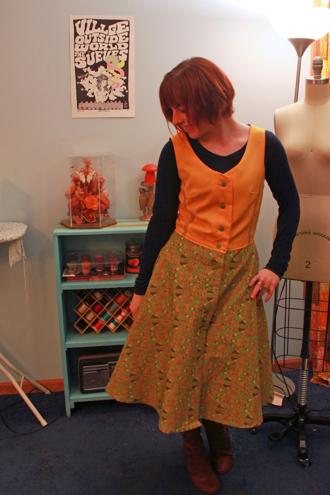 Burda's Retro Jumper Dress