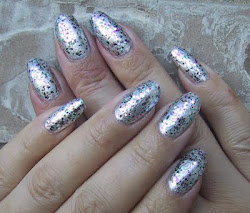 silver nail designs pretty credit
