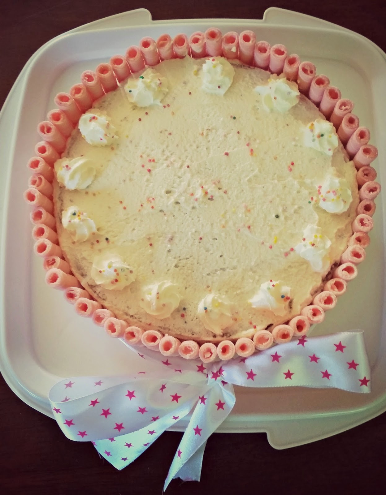 Tres Leches Cake with Strawberry Compote & Whipped Cream Frosting