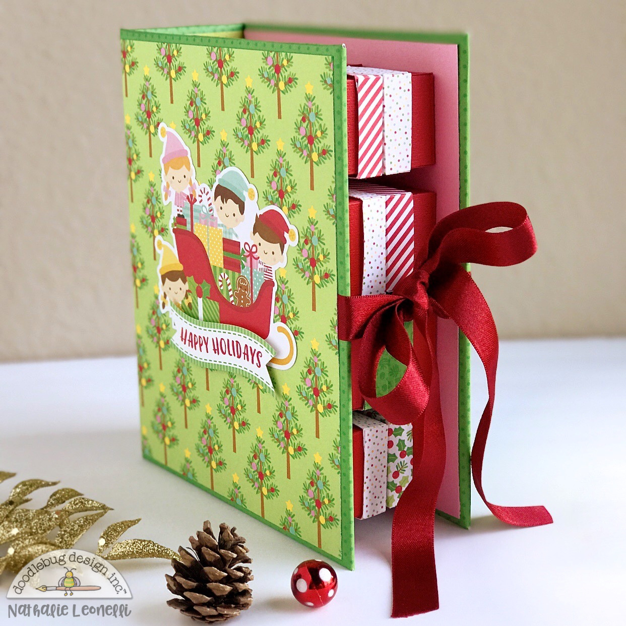 Doodlebug Design Inc Blog CHRISTMAS MAGIC ADVENT CALENDAR with Nathalie