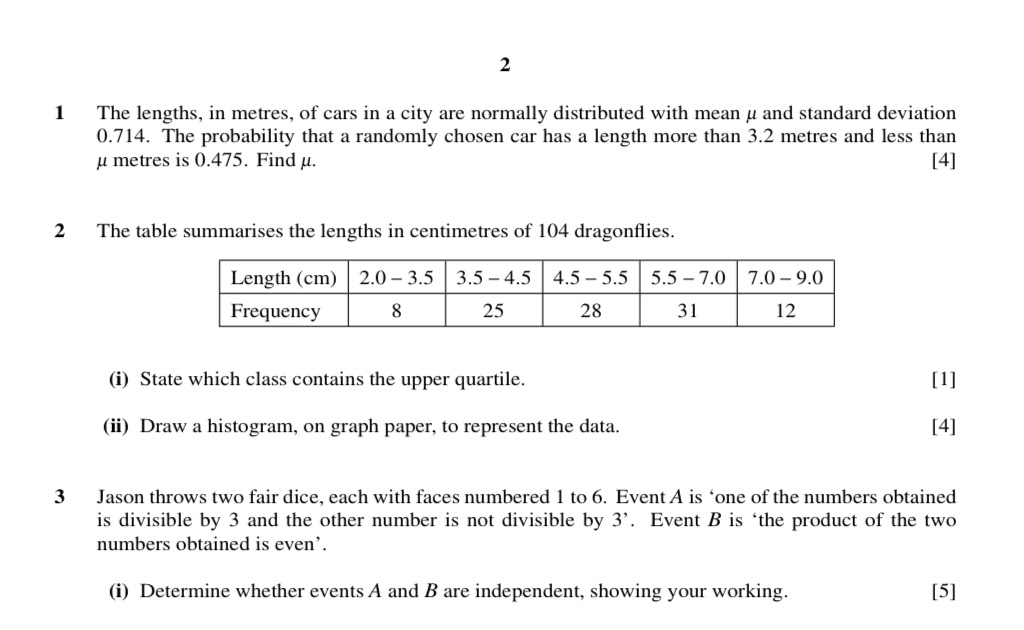 A-Level Mathematics Solutions