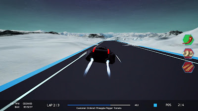 Cygnus Pizza Race Game Screenshot 10