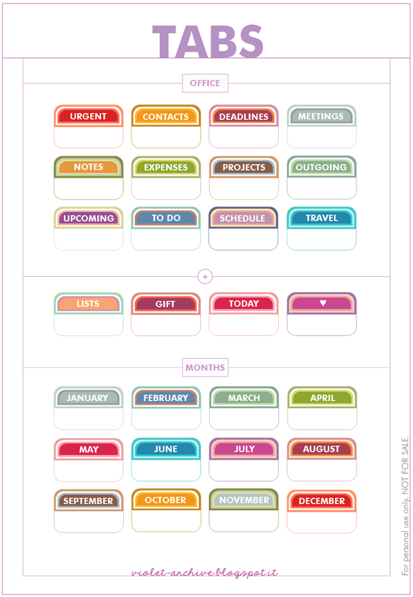 Great Freebie Tabs Plan To Love This Life