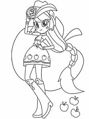 Equestria Girls Coloring Pages for Kids